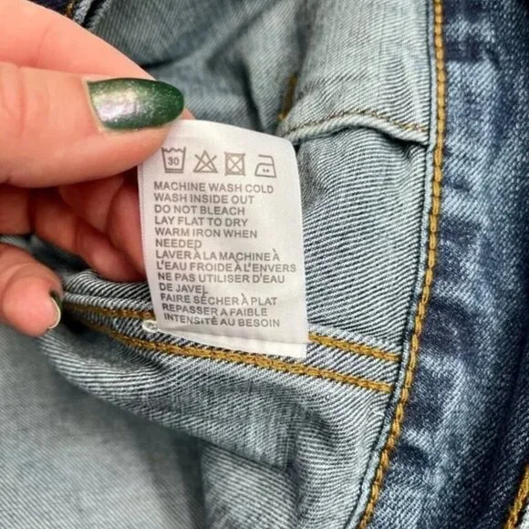 FP x Sandrine Rose L’Artiste Distressed Denim Jean Jacket, Medium - Picture 11 of 11